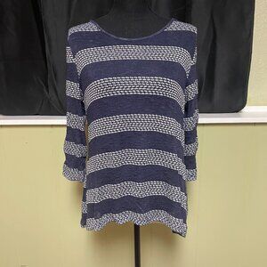 The Limited 3/4 Sleeve Lightweight Knit Top